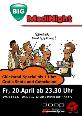 Big Medi Night Werbeplakat