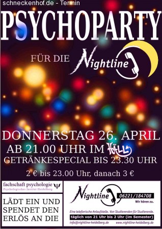 Psychoparty Werbeplakat