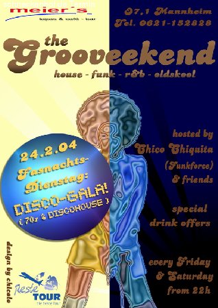 The Grooveekend  Werbeplakat