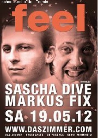 Feel with Sascha Dive & Markus Werbeplakat