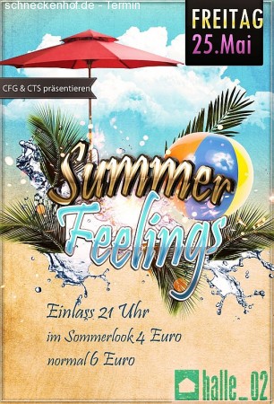 Summer Feelings Abiparty Werbeplakat
