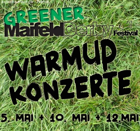 Maifeld Derby Warm-Up Konzert Werbeplakat