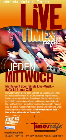 Live Mittwoch Werbeplakat