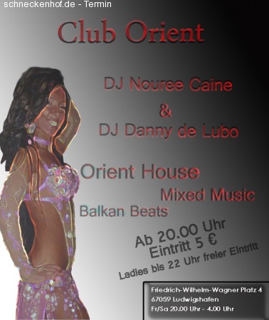 Club Orient - Orient House Werbeplakat