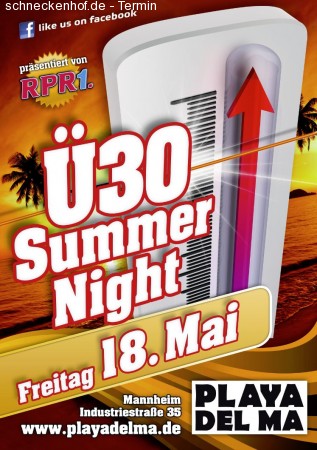 Ü30 Summer Night -ABGESAGT- Werbeplakat