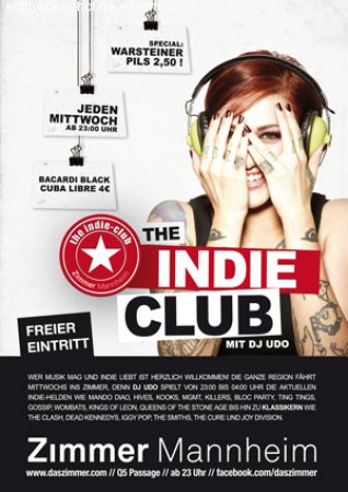 Indie Club Werbeplakat