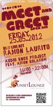 Meet And Greet Open Air Werbeplakat