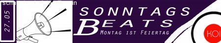 sonntagsBeats Werbeplakat