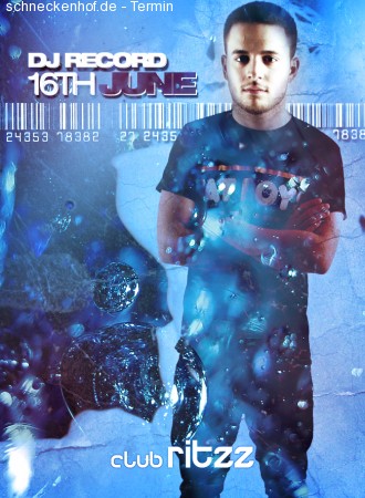 DJ Record Werbeplakat