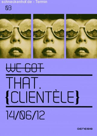 That Clientèle #3. + Beach Werbeplakat