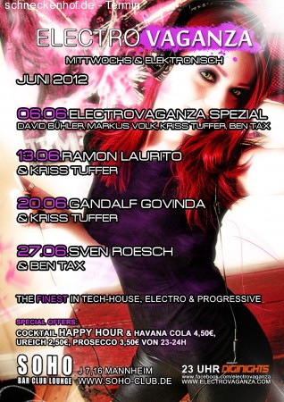 Electrovaganza Werbeplakat