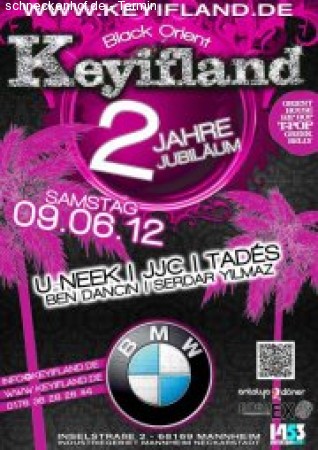 Keyifland/ 2 jähriges Jubiläum Werbeplakat