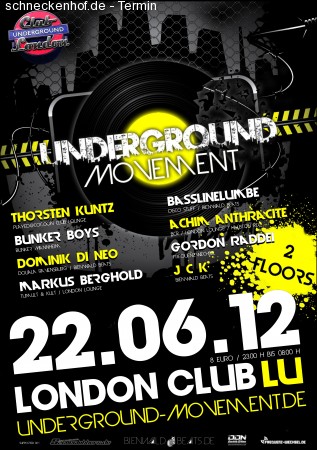 Electric Underground Movement Werbeplakat