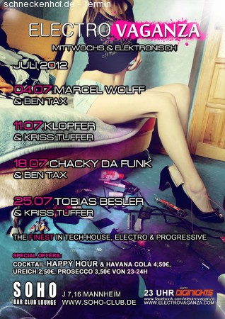 Electrovaganza Werbeplakat