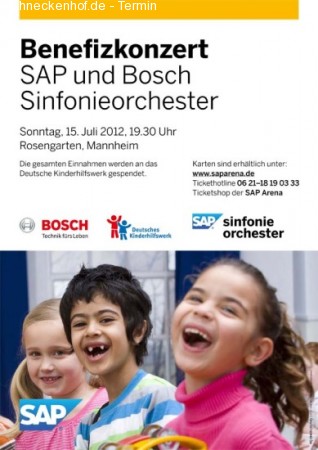 Benefiz Für Kids - Rosengarten Werbeplakat