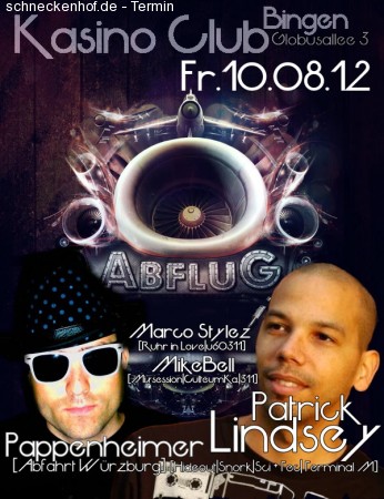 Abflug @ Kasino Club Bingen Werbeplakat