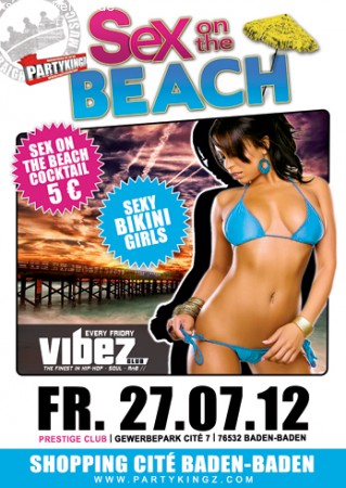 Sex On The Beach Werbeplakat