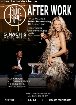 After Work Party Werbeplakat