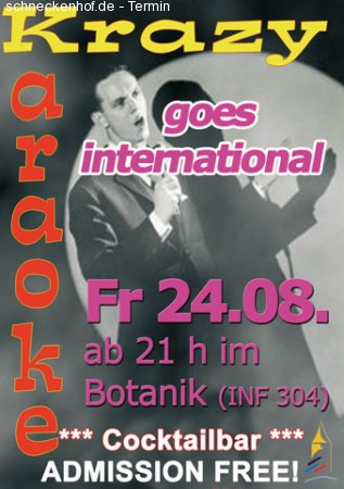 Krazy Karaoke International Werbeplakat