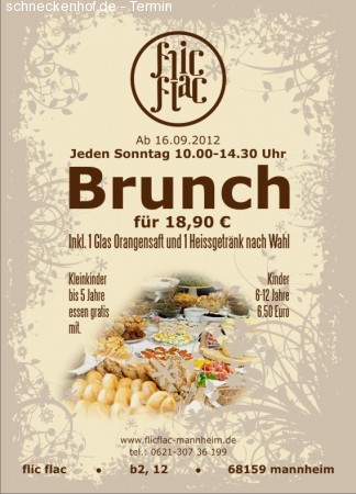 SonntagsBrunch Werbeplakat