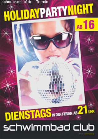 Holiday Party Night Werbeplakat
