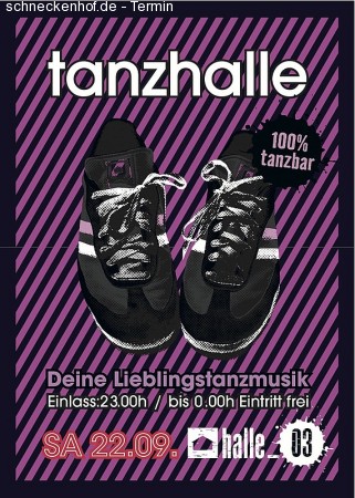 Tanzhalle Werbeplakat