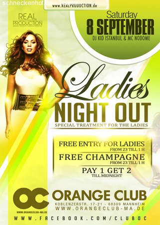 Ladies Night Out Werbeplakat