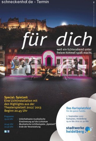 Für Dich Werbeplakat