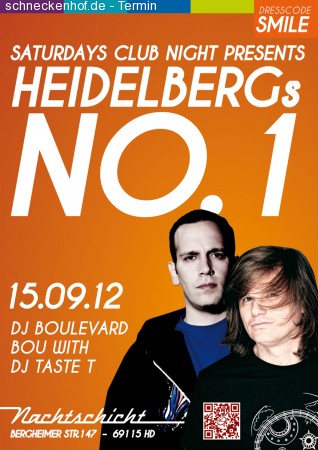 Saturdays Club Night Werbeplakat