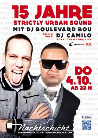 15 Jahre Strictly Urban Sound Werbeplakat