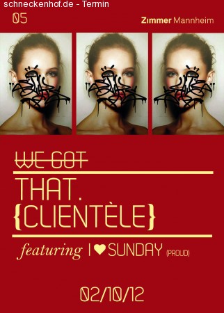 That Clientèle & iLoveSunday Werbeplakat
