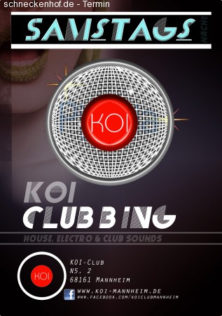 KOI Clubbing Werbeplakat