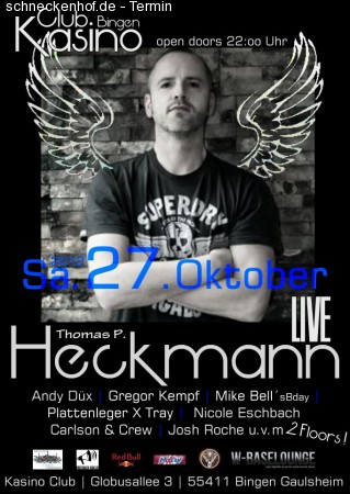 Thomas P.Heckmann LIVE Werbeplakat