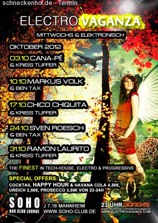 Electrovaganza Werbeplakat