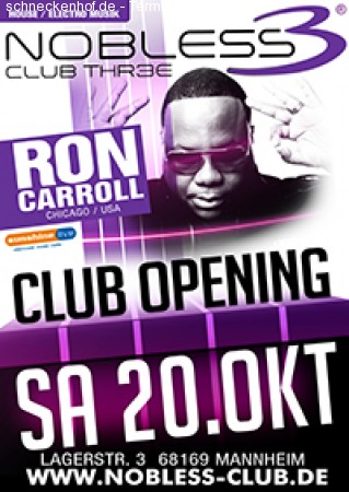 Nobless Club Thr3e Opening Werbeplakat