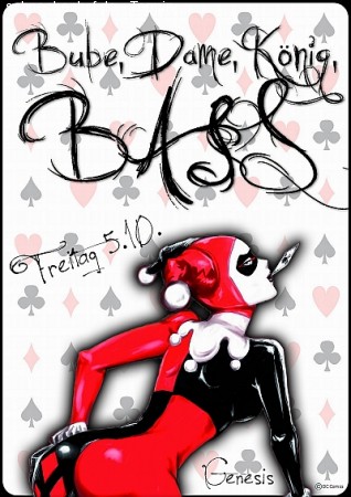 Bube, Dame, König, Bass Werbeplakat