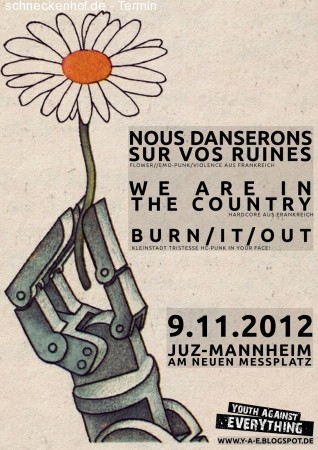 Hardcore Konzert Im Juz Ma Werbeplakat