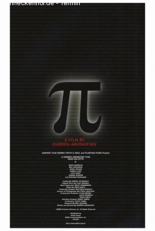 PI (OV - 84 min USA 1998) Werbeplakat