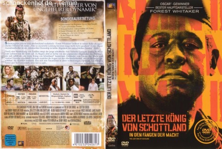 Der letzte König vonSchottland Werbeplakat