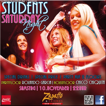 Students Saturday Night Werbeplakat