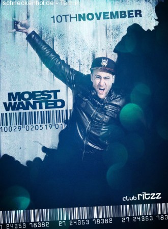 CLub Ritzz - Moestwanted Werbeplakat