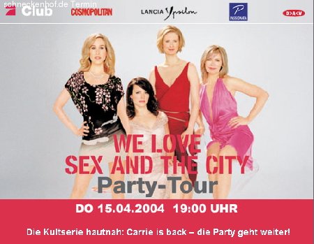 Sex and the city Party Werbeplakat