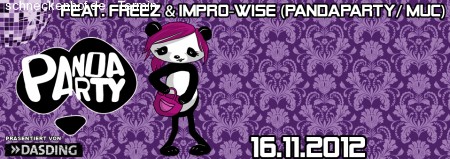 Pandaparty Werbeplakat