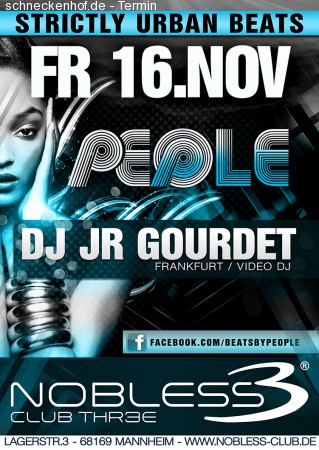 People - Strictly Urban Beats Werbeplakat