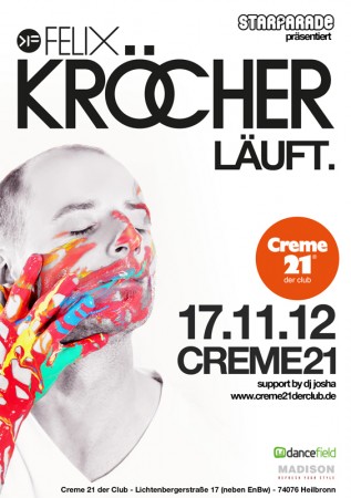 Starparade mit FELIX KRÖCHER Werbeplakat