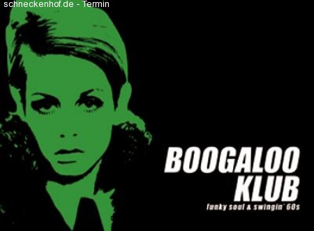 Boogaloo Klub Werbeplakat