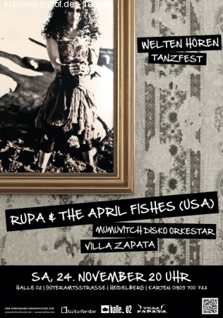 Welten hören - Tanzfest Werbeplakat