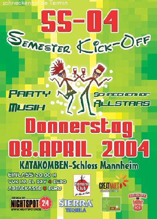 Semester Kick-Off Werbeplakat