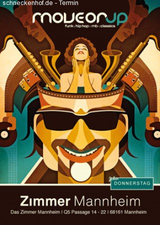 Move On Up - Students Night Werbeplakat