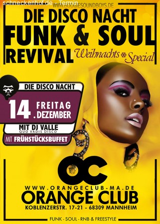 Funk & Soul Quo Vadis Revival Werbeplakat